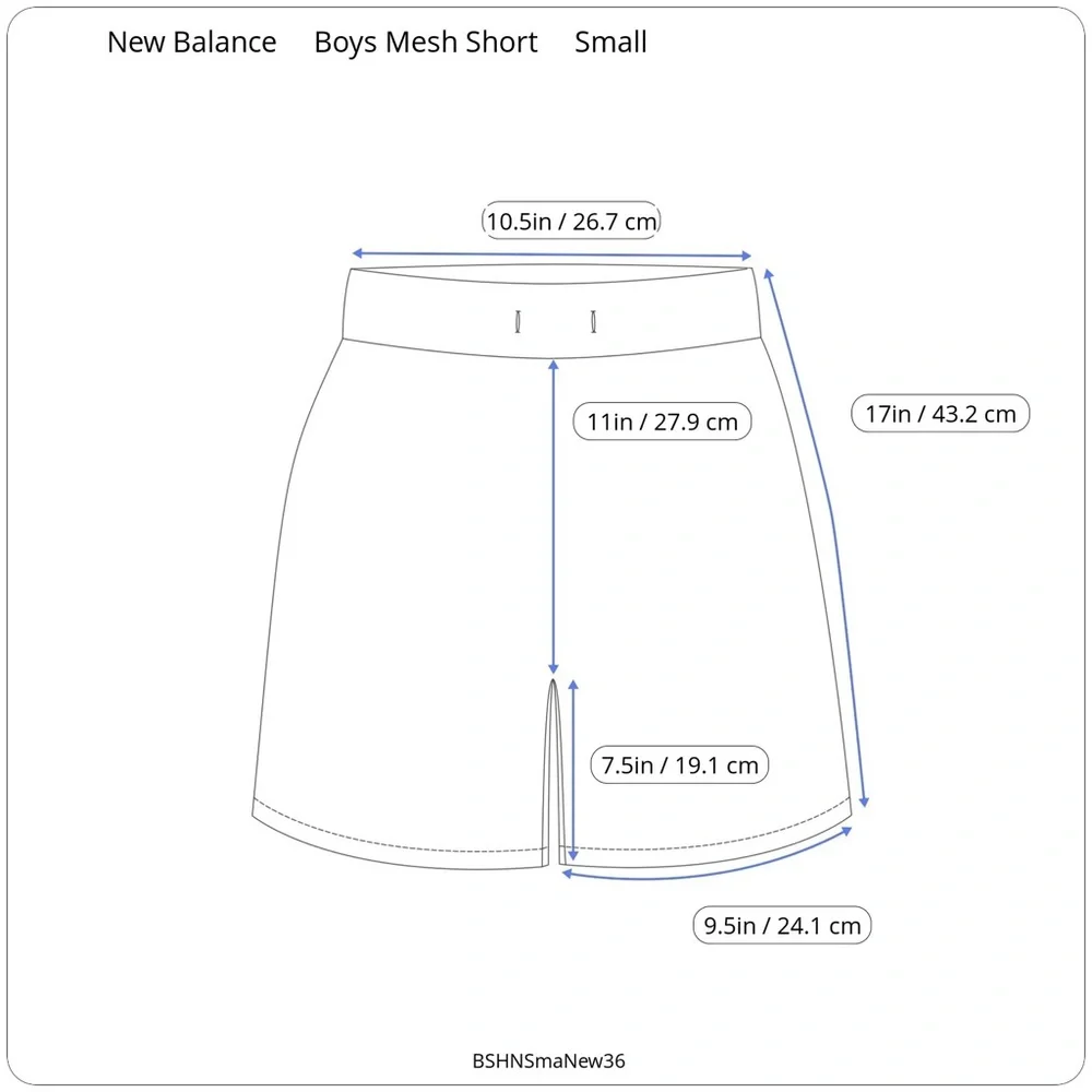 New Balance Boys Mesh Athletic Shorts - Picture 5 of 5